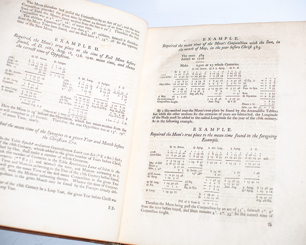 Astronomical Tables with Precepts both in English and Latin for Computing the Places of the Sun, Moon, Planets, and Comets.