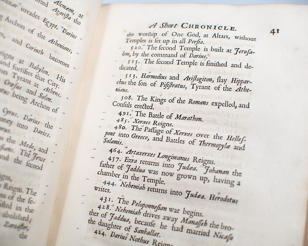 The Chronology of Ancient Kingdoms Amended.