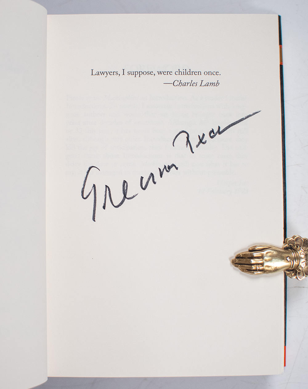 To Kill A Mockingbird.