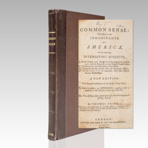Common Sense: Addressed to the Inhabitants of America.