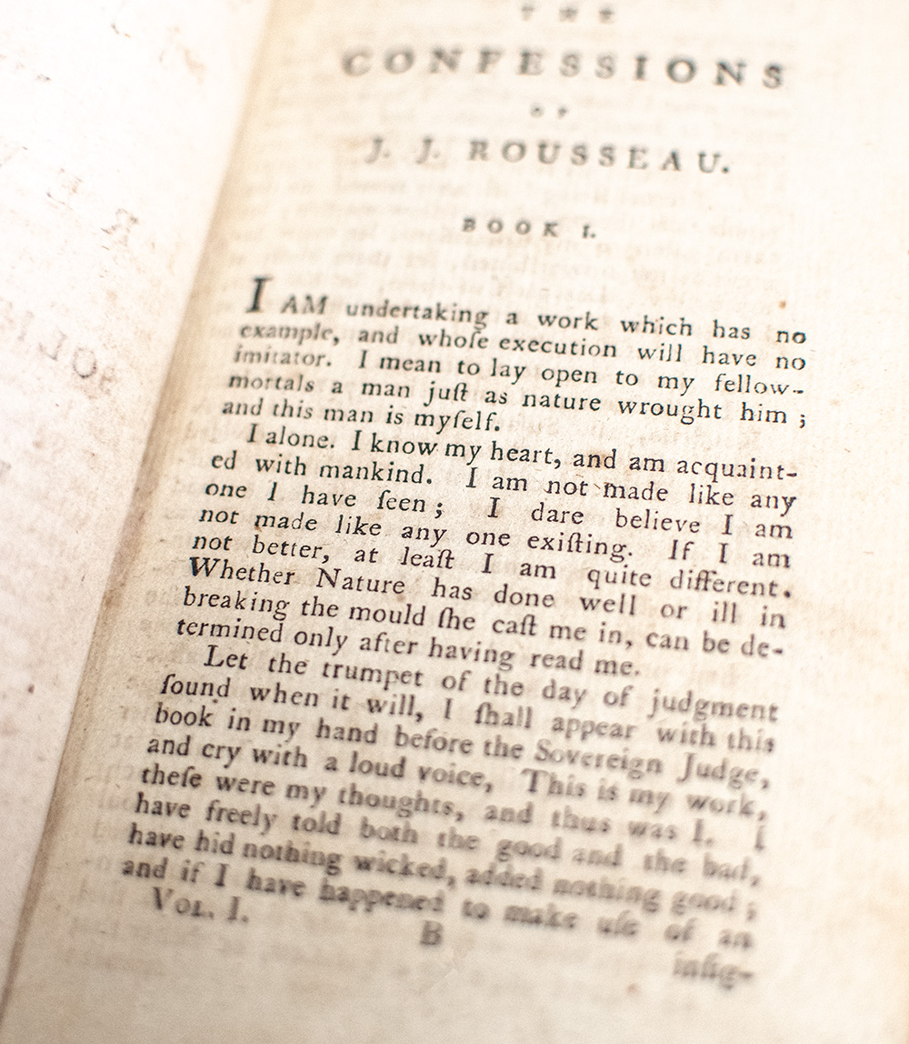 The Confessions of J. J. Rousseau: With the Reveries of the Solitary Walker.