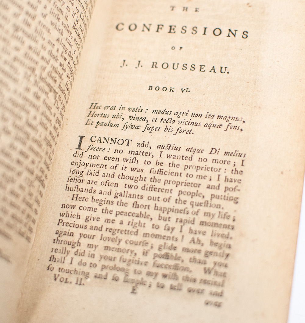 The Confessions of J. J. Rousseau: With the Reveries of the Solitary Walker.