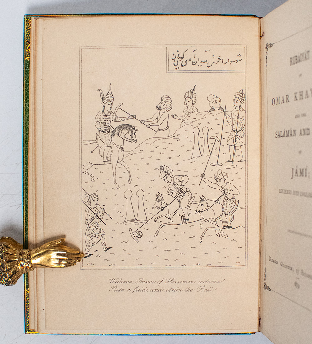 The Rubaiyat of Omar Khayyám; and the Salámán and Ábsál of Jámí; Rendered Into English Verse.