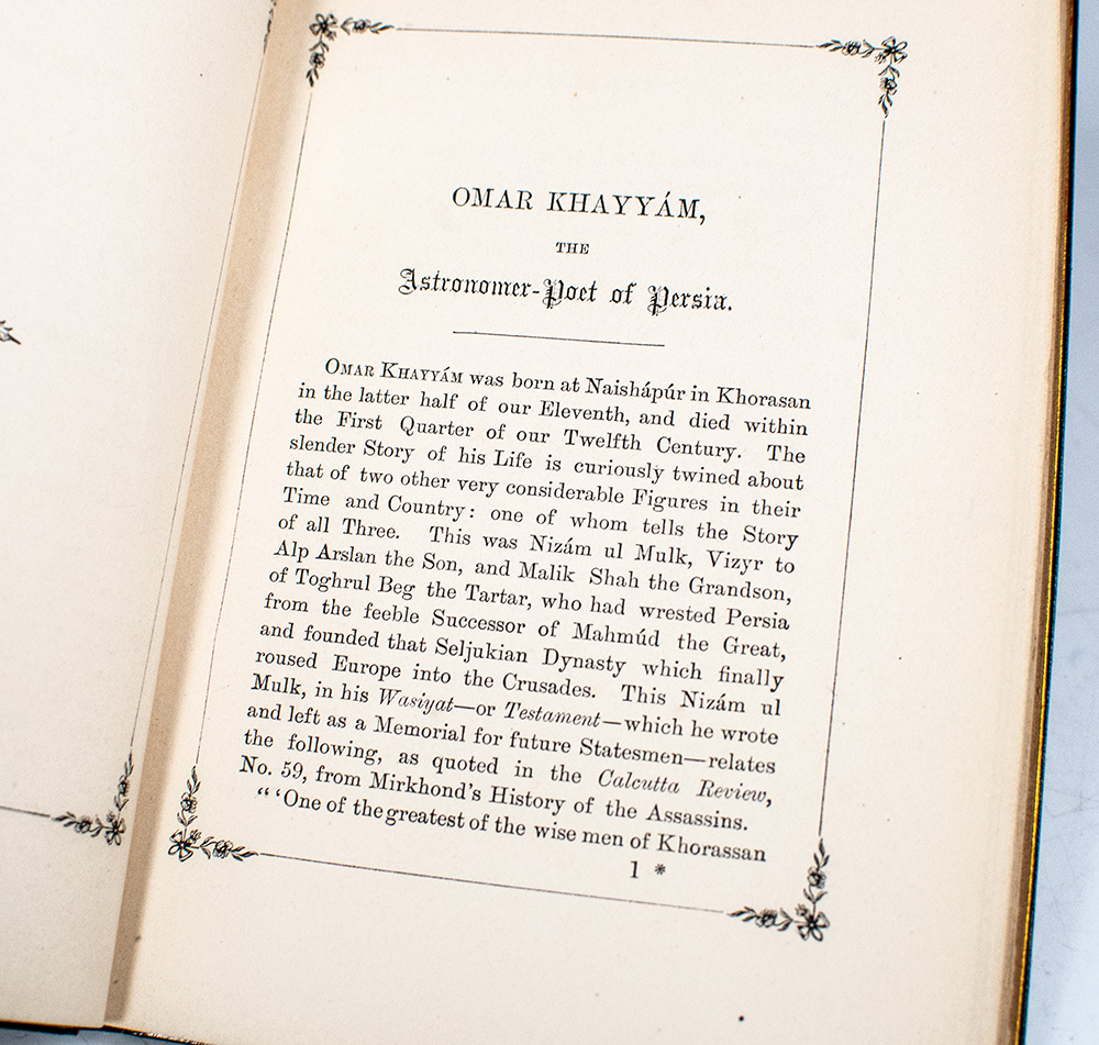 The Rubaiyat of Omar Khayyám; and the Salámán and Ábsál of Jámí; Rendered Into English Verse.