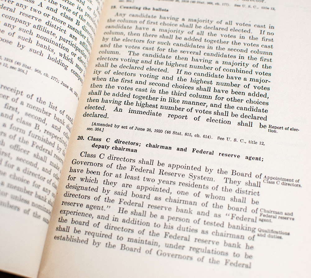The Federal Reserve Act as Amended to October 1, 1935.