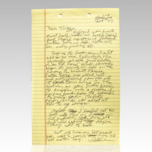 Lucien Carr Autograph Letter Signed to Helen Weaver.