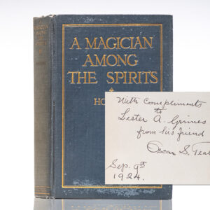 A Magician Among the Spirits.