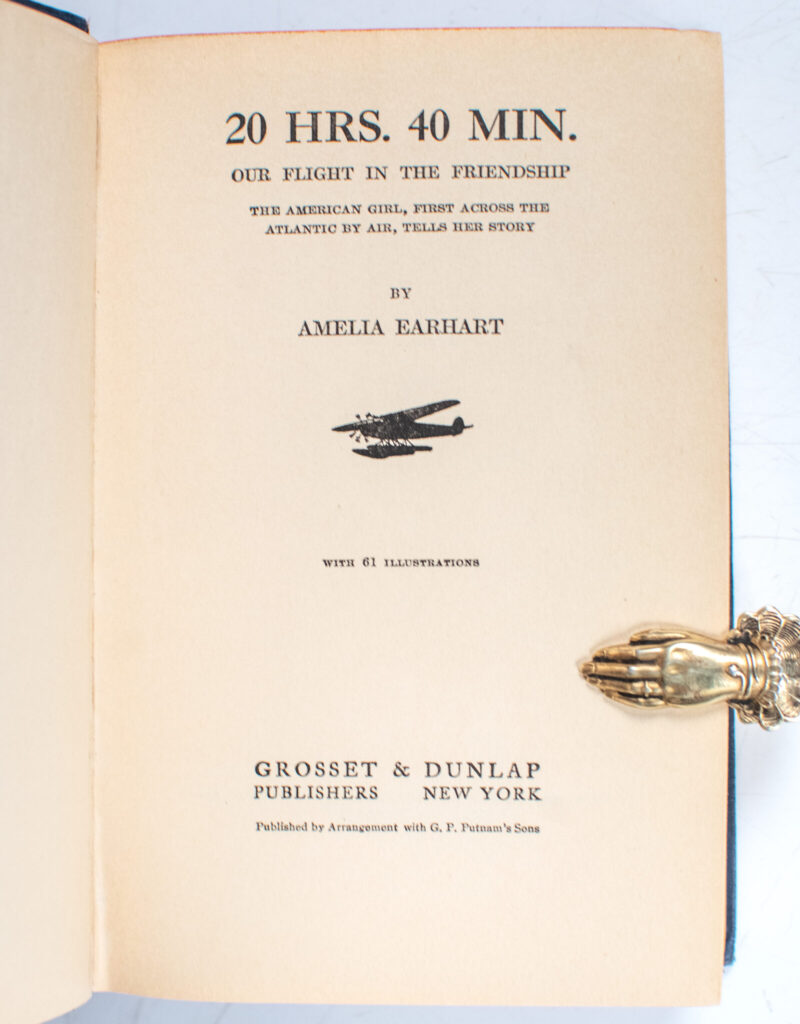 20 Hrs. 40 Min. Our Flight in the Friendship: The American Girl, First Across the Atlantic by Air, Tells Her Story.