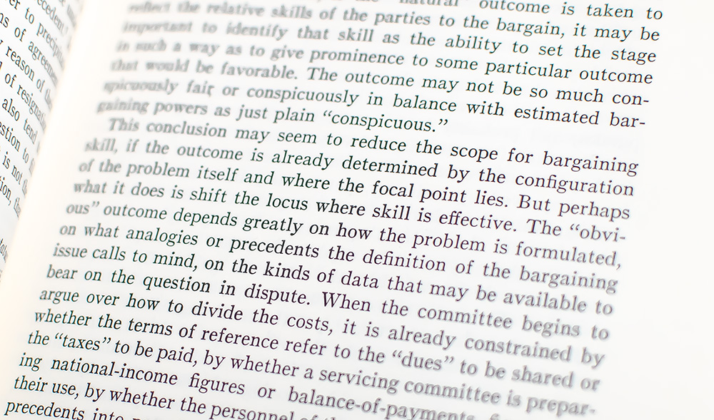 The Strategy of Conflict.