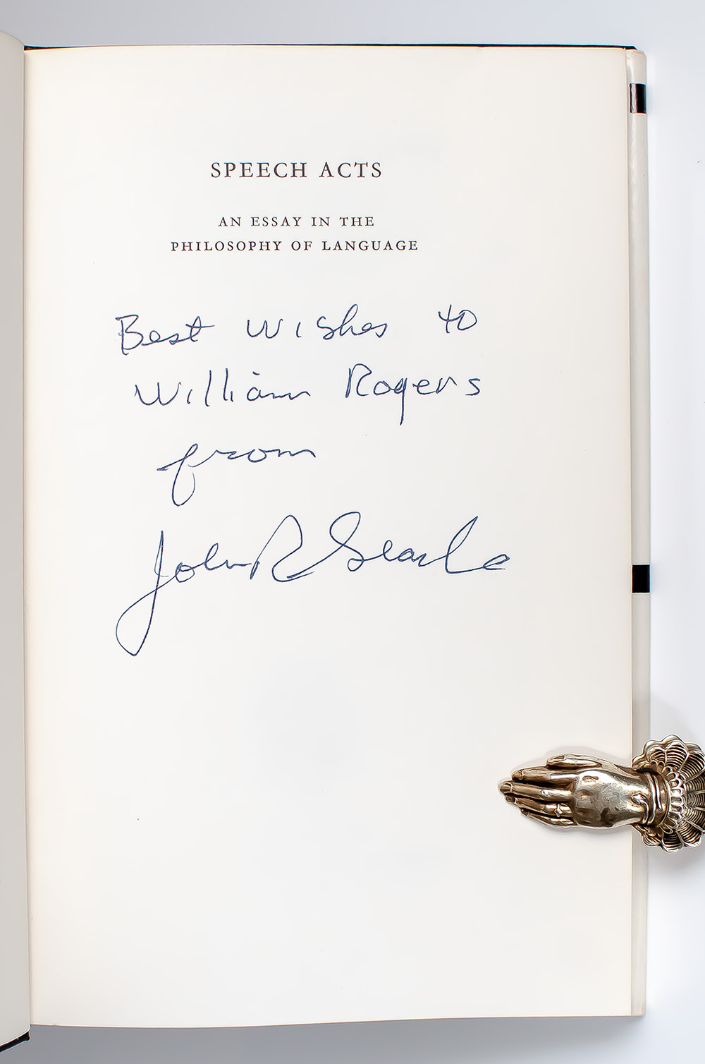 Speech Acts: An Essay in the Philosophy of Language.