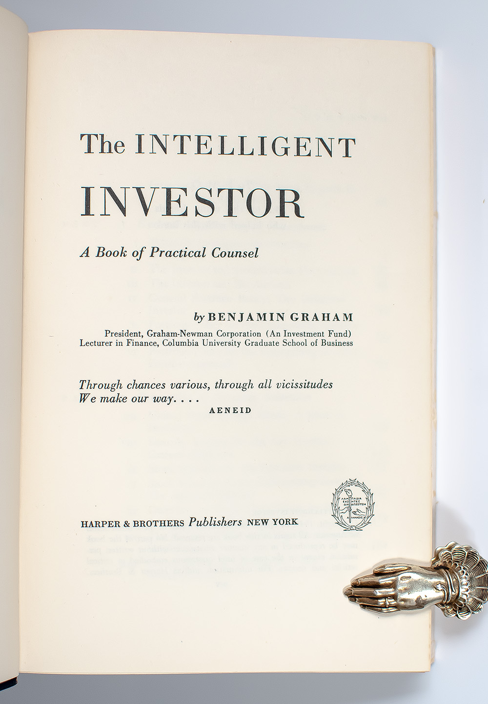 The Intelligent Investor.