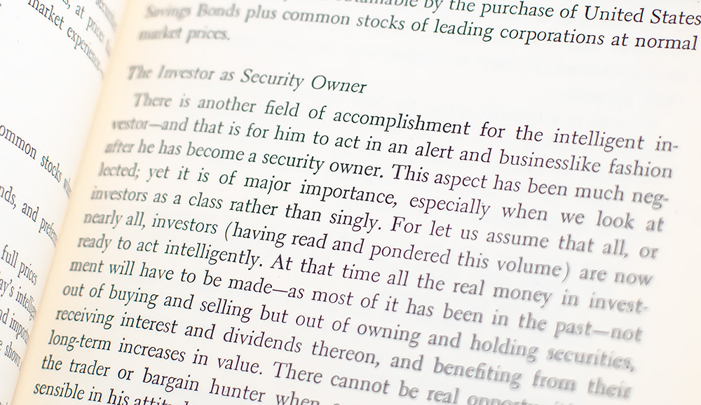 The Intelligent Investor.