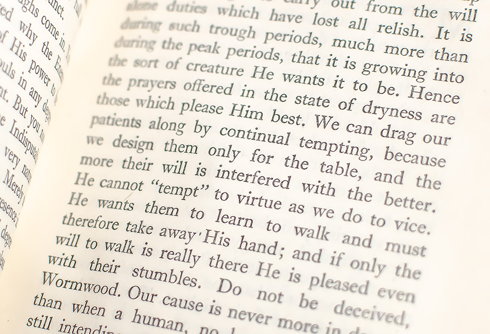 The Screwtape Letters.