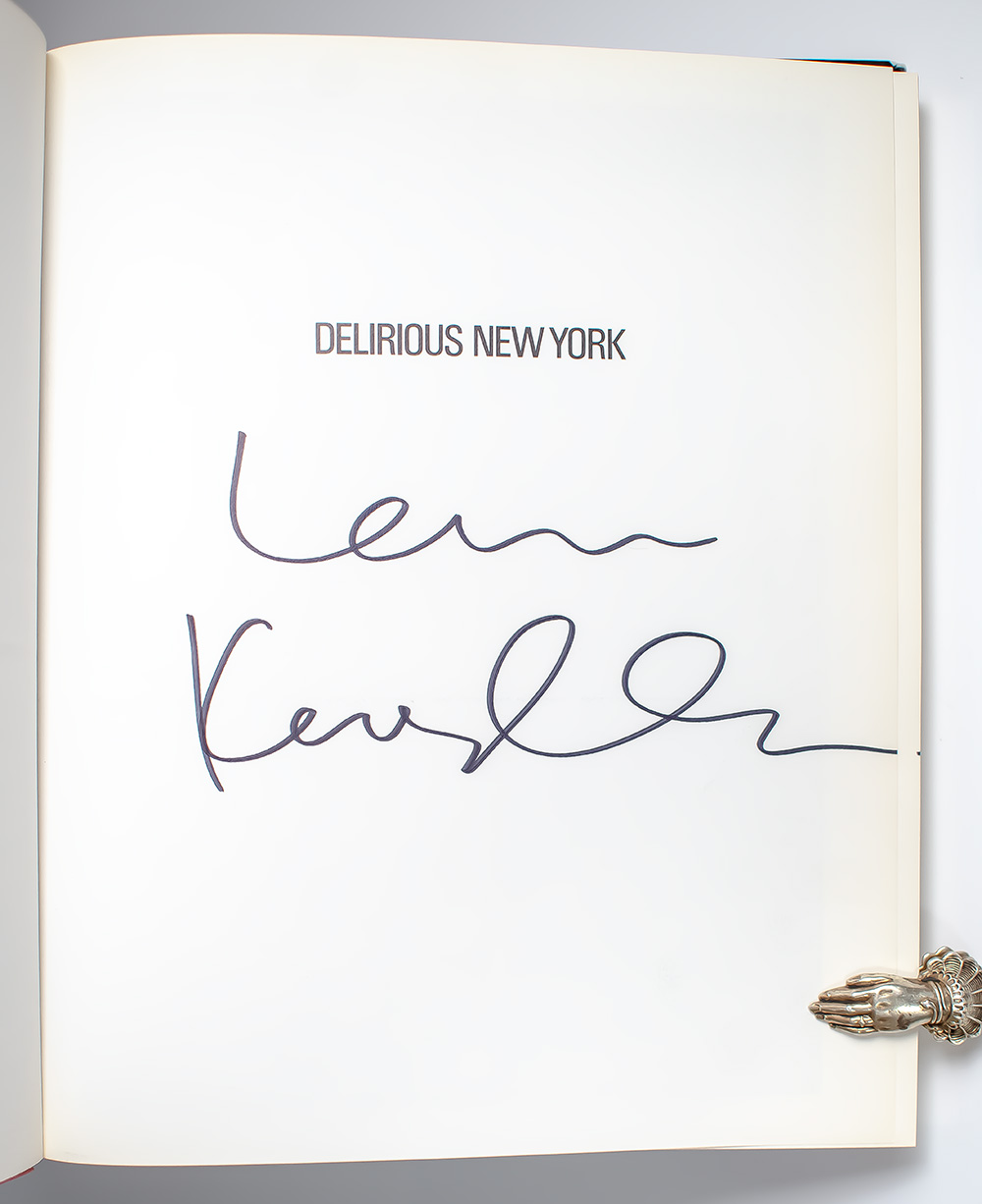 Delirious New York: A Retroactive Manifesto for Manhattan.