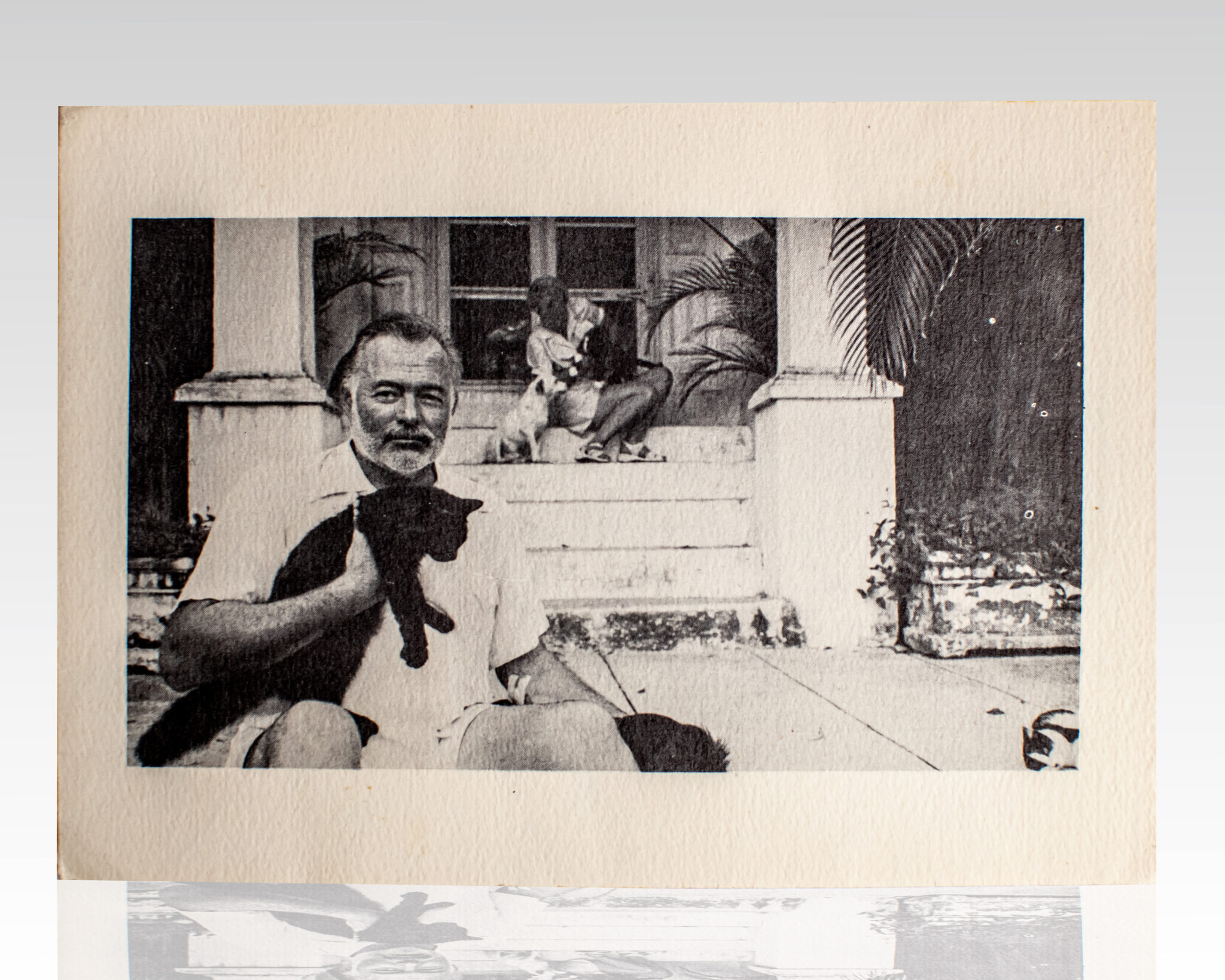 Ernest and Mary Hemingway Christmas Card Signed by Mary Hemingway.