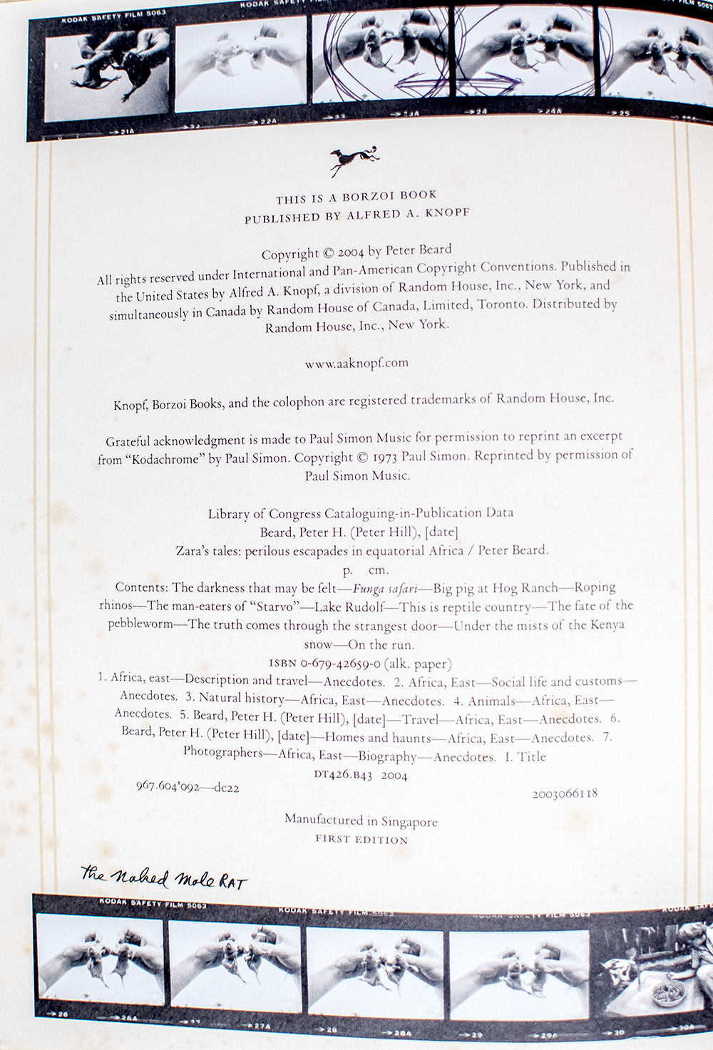 Zara's Tales: Perilous Escapades in Equatorial Africa.