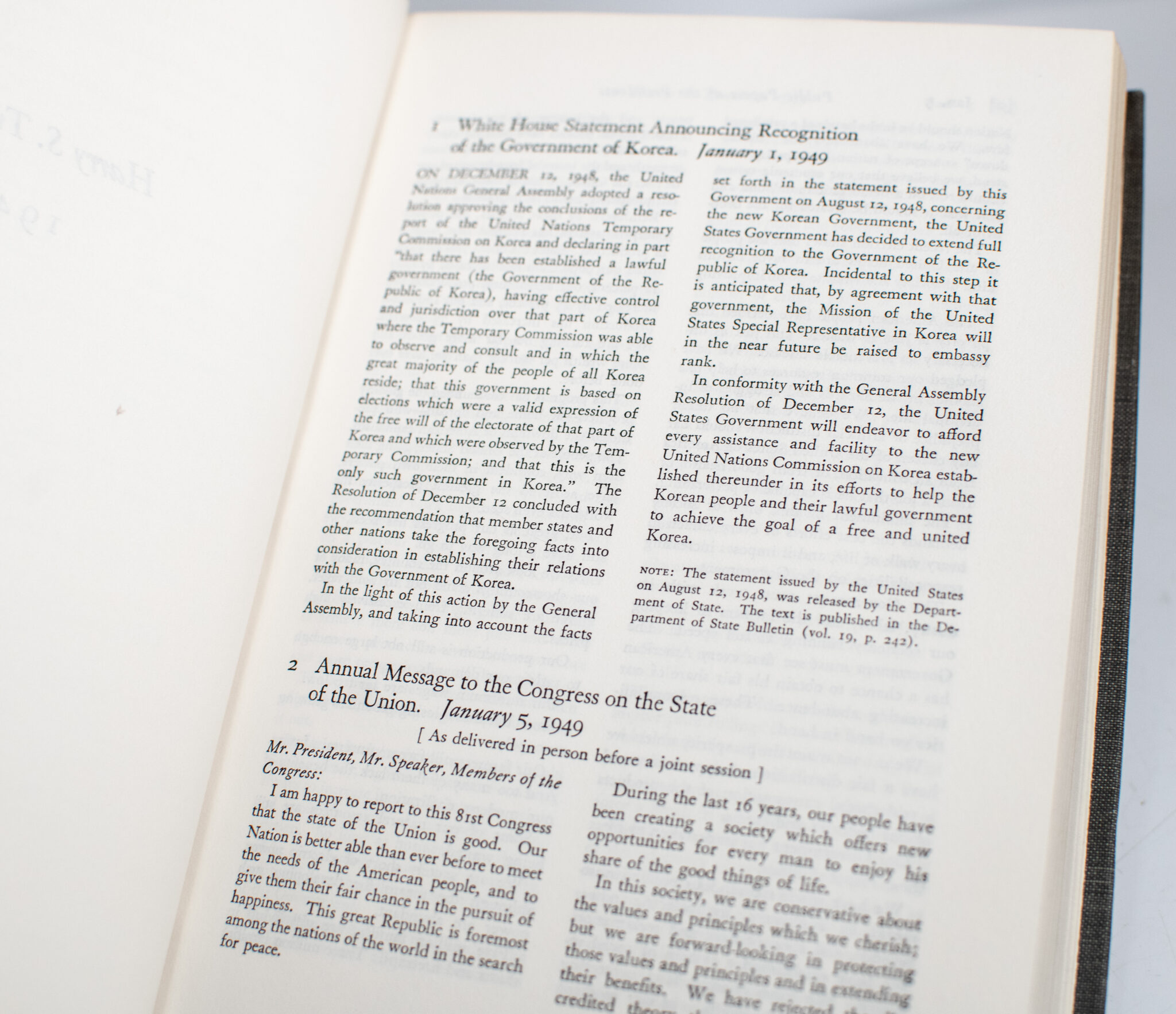 Public Papers of the Presidents of the United States: Harry S. Truman 1945-1953 Volumes I - VIII Containing the Public Messages, Speeches, and Statements of the Presidents.
