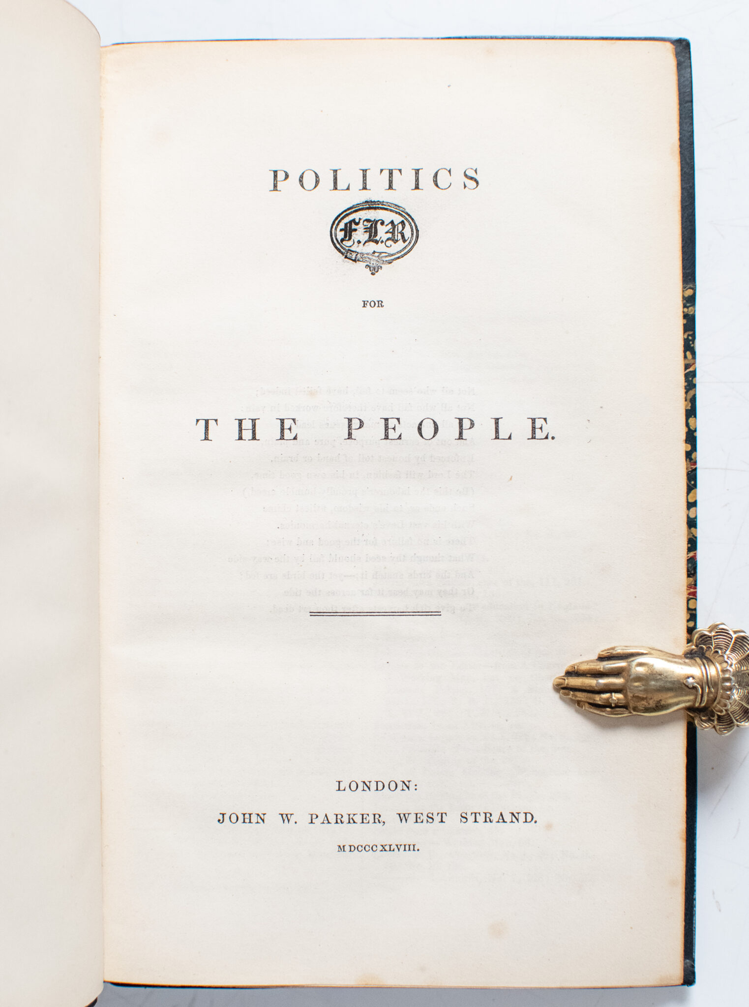 Politics for the People.