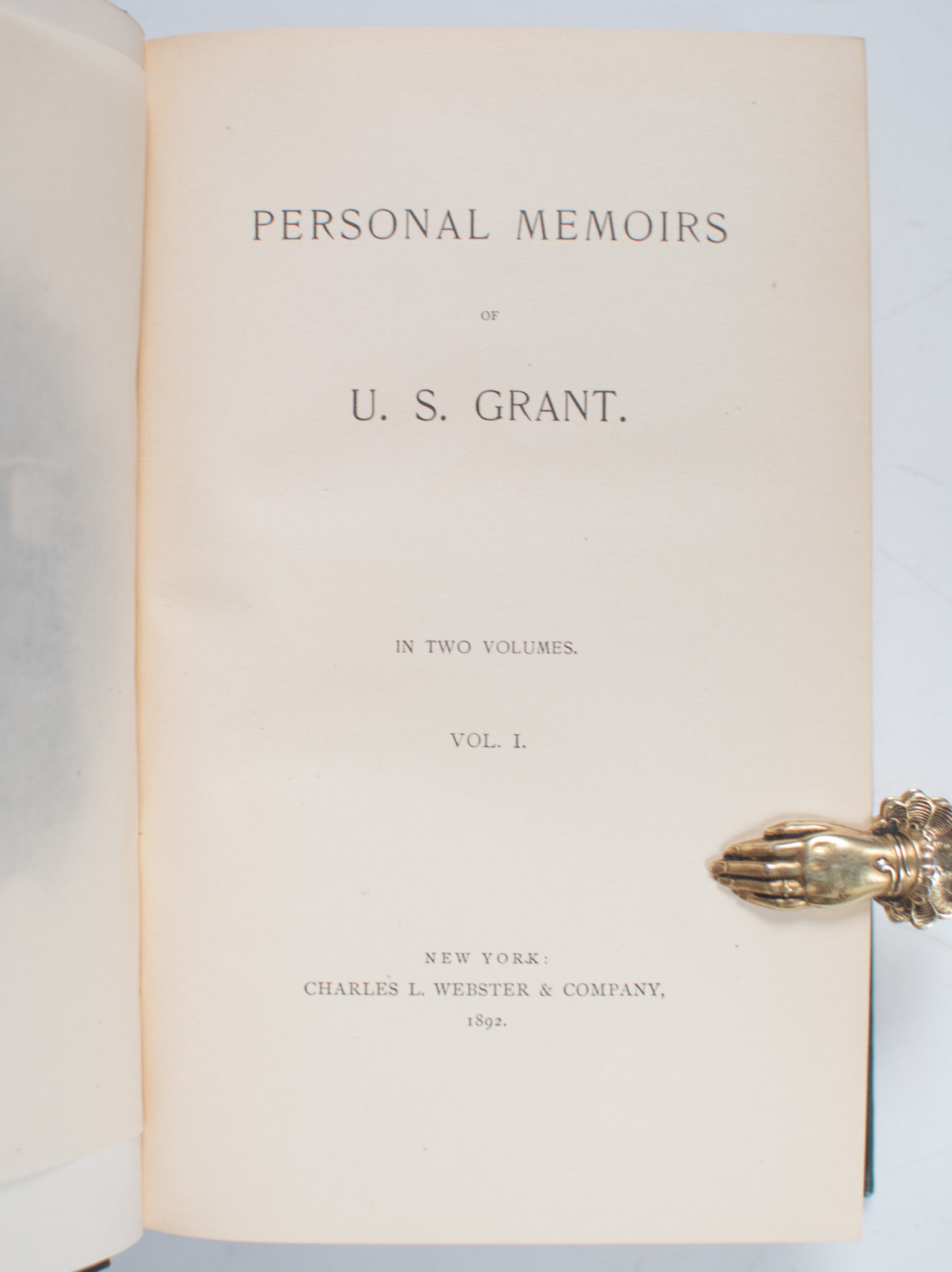 Personal Memoirs of U.S. Grant.