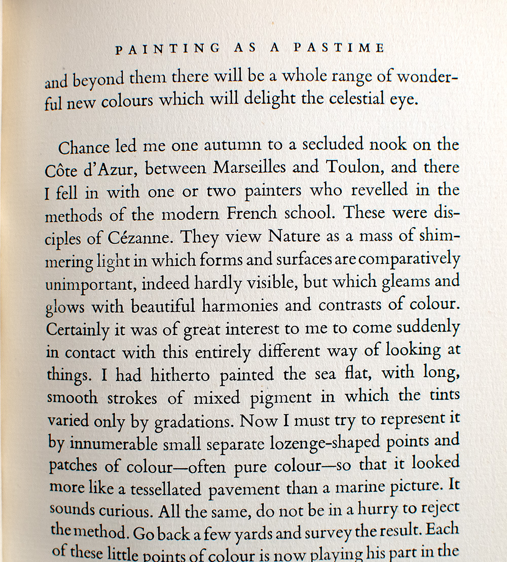 Painting As A Pastime.