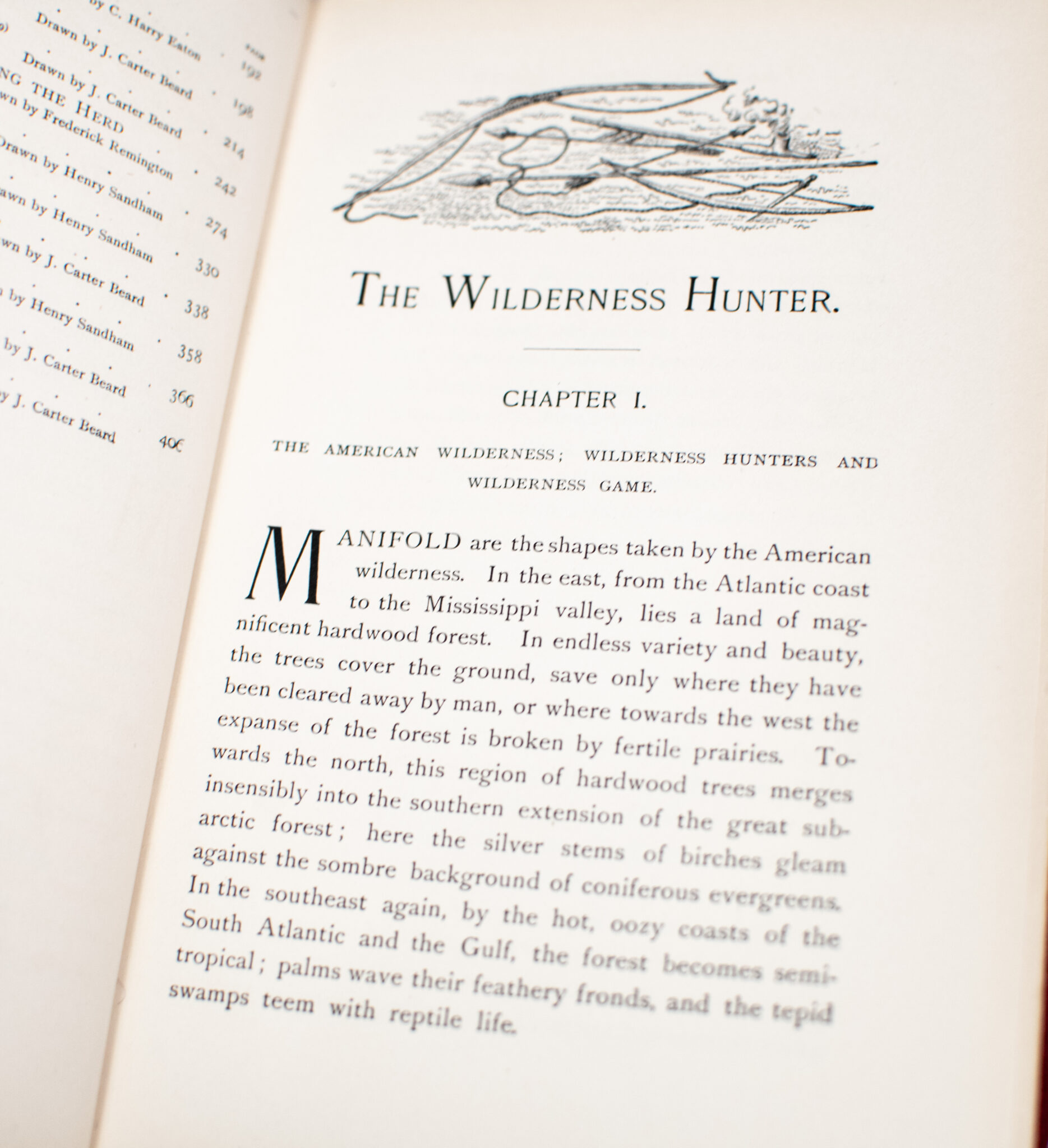 The Wilderness Hunter: An Account Of The Big Game Of The United States And Its Chase With Horse, Hound And Rifle.
