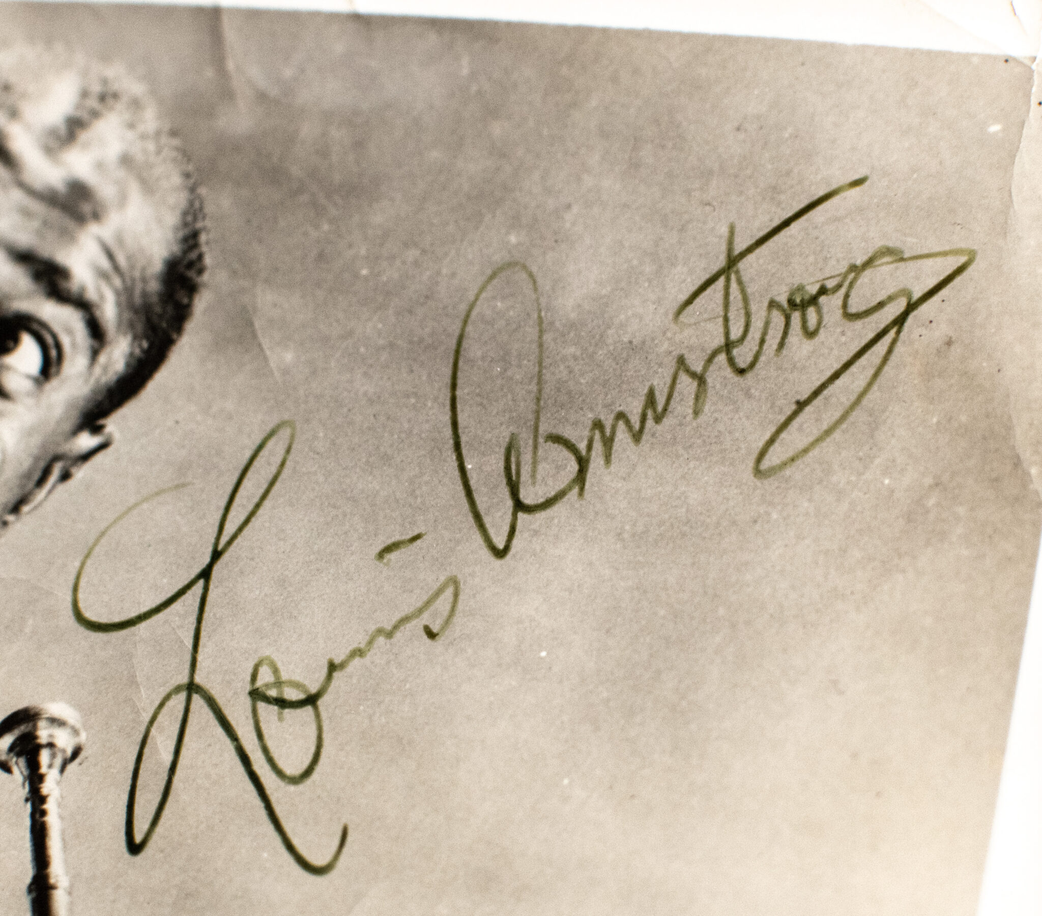 Louis Armstrong Signed Photograph.