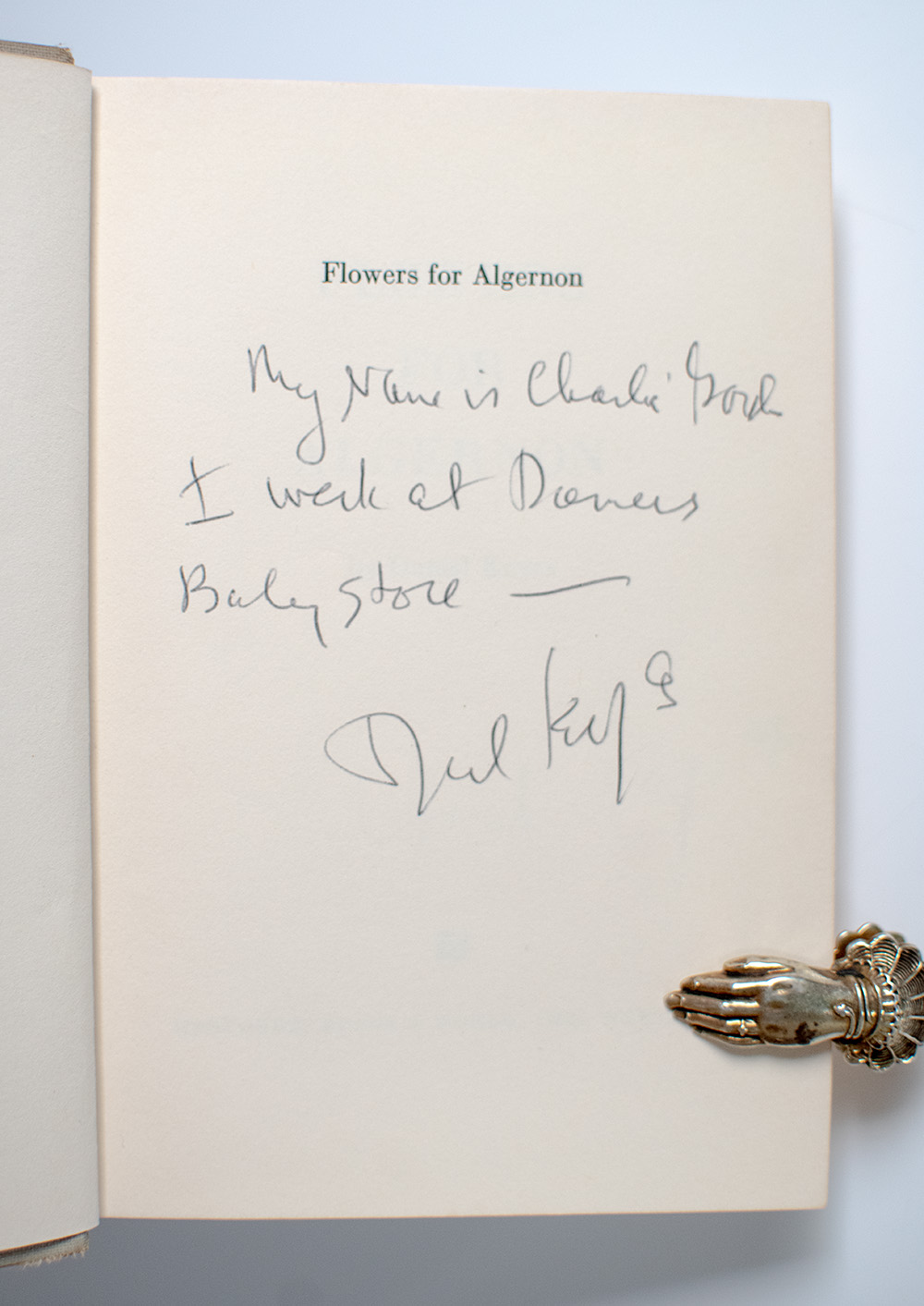 Flowers for Algernon.