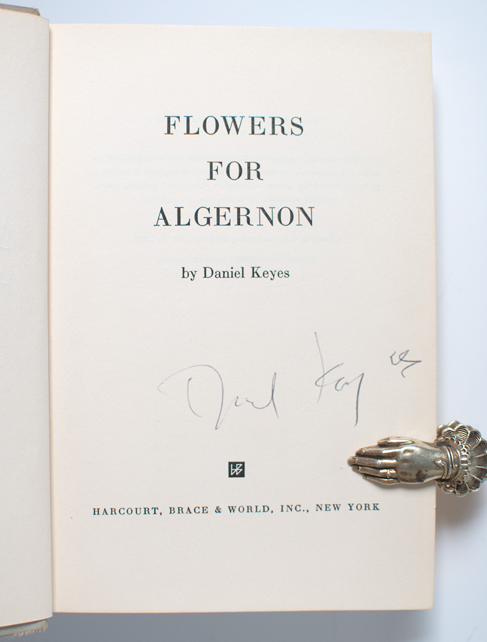 Flowers for Algernon.