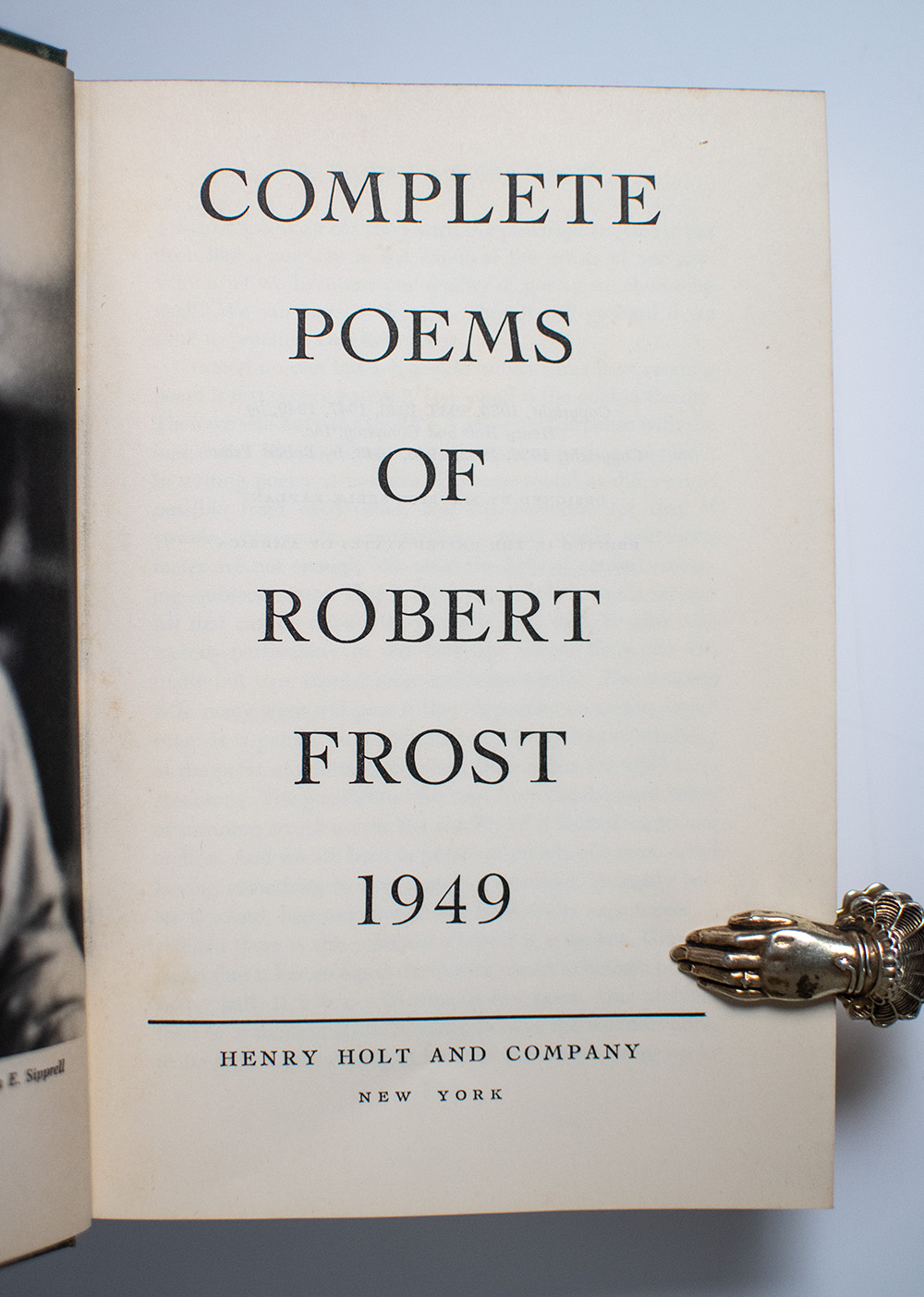 Complete Poems of Robert Frost.
