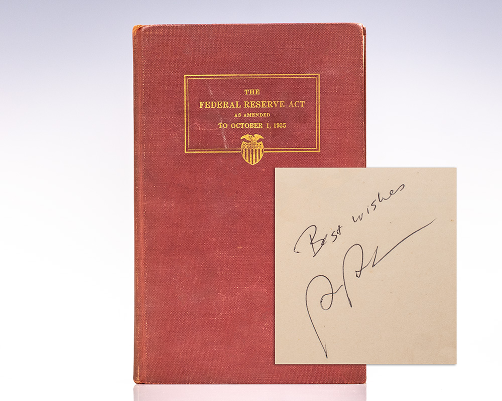 The Federal Reserve Act as Amended to October 1, 1935.