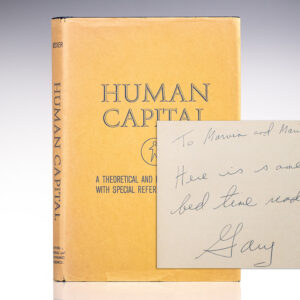 Human Capital: A Theoretical and Empirical Analysis, With Special Reference to Education