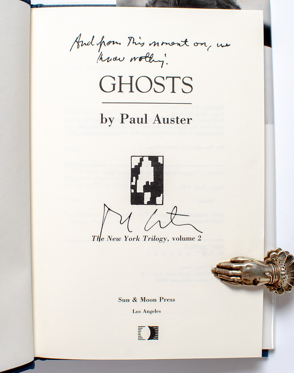 The New York Trilogy: City of Glass. WITH: Ghosts. WITH: The Locked Room.