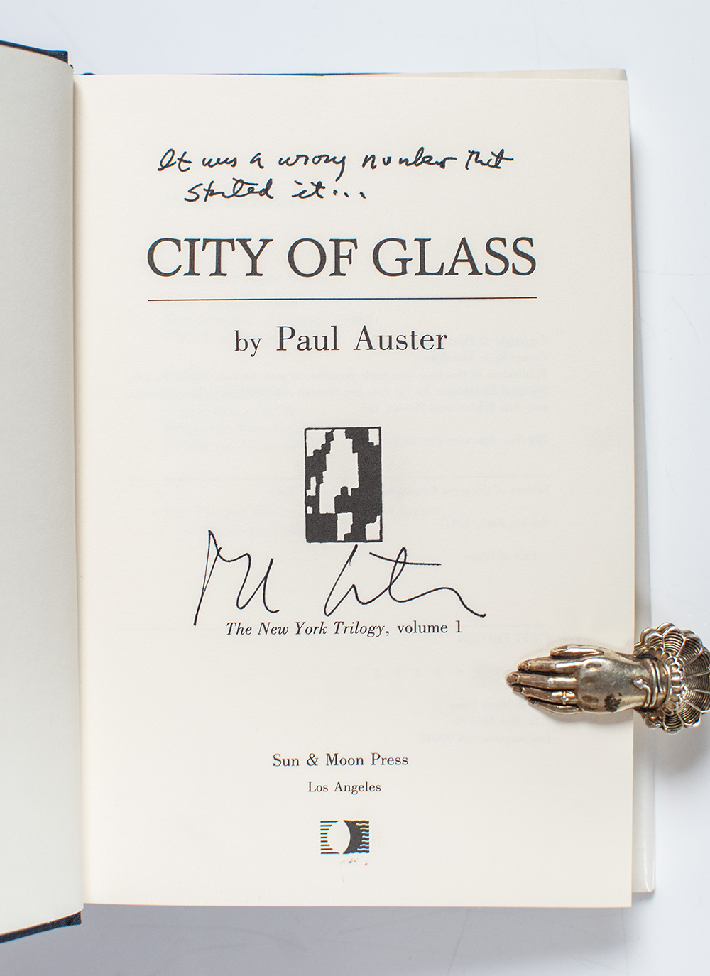The New York Trilogy: City of Glass. WITH: Ghosts. WITH: The Locked Room.