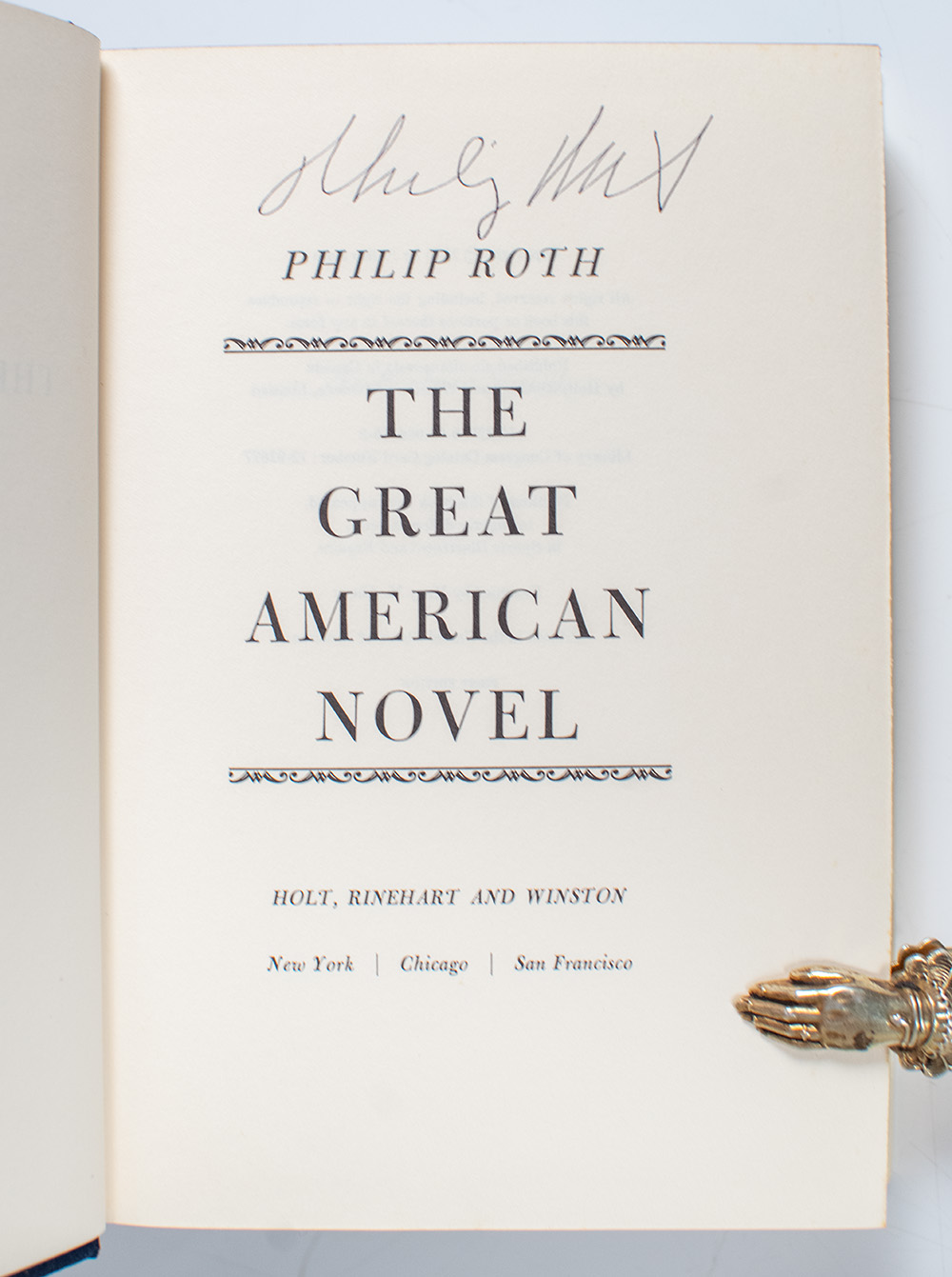 The Great American Novel.