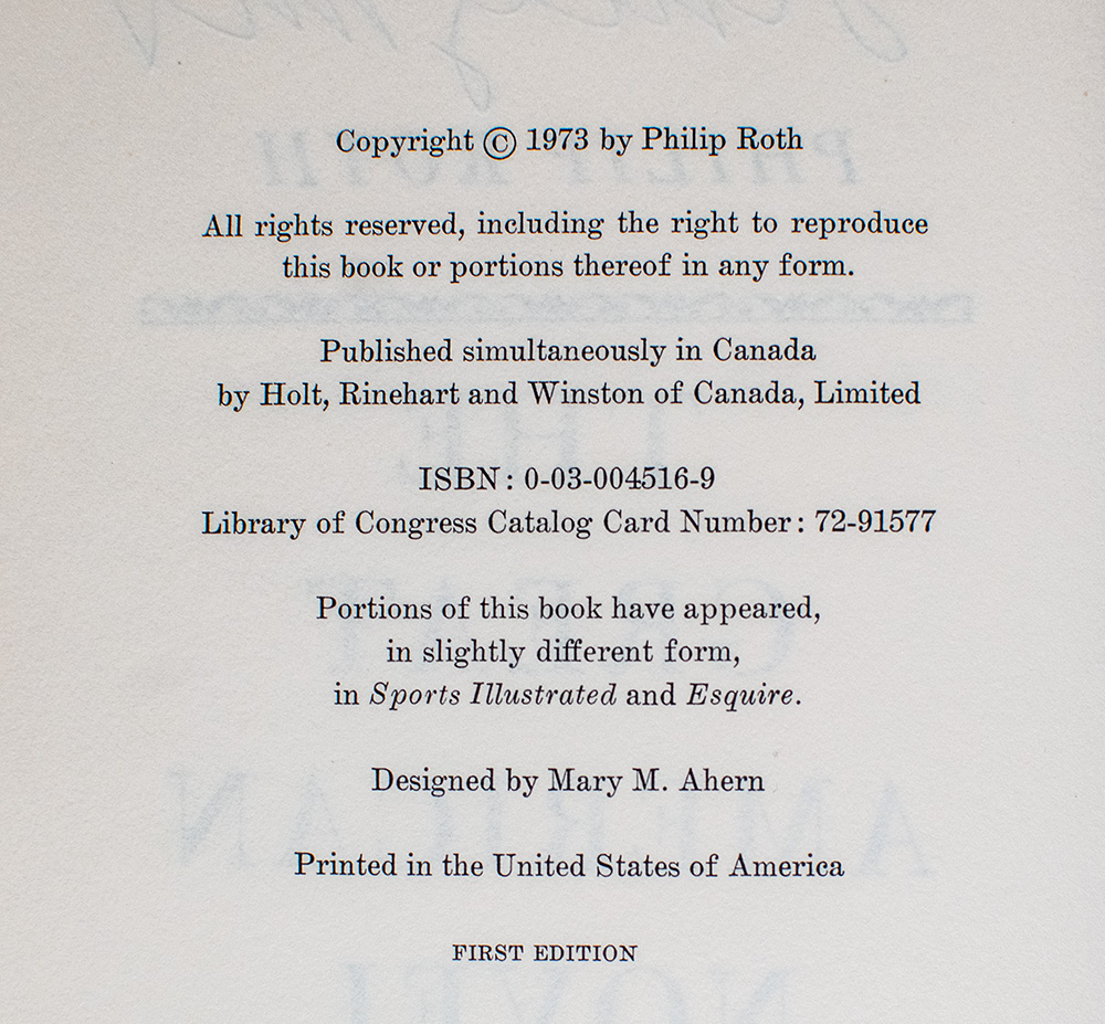 The Great American Novel.