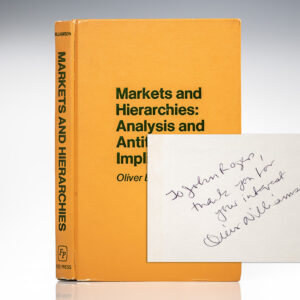Markets and Hierarchies: A Study in the Internal Organizations
