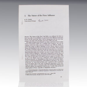 The Nature of the Firm: Influence