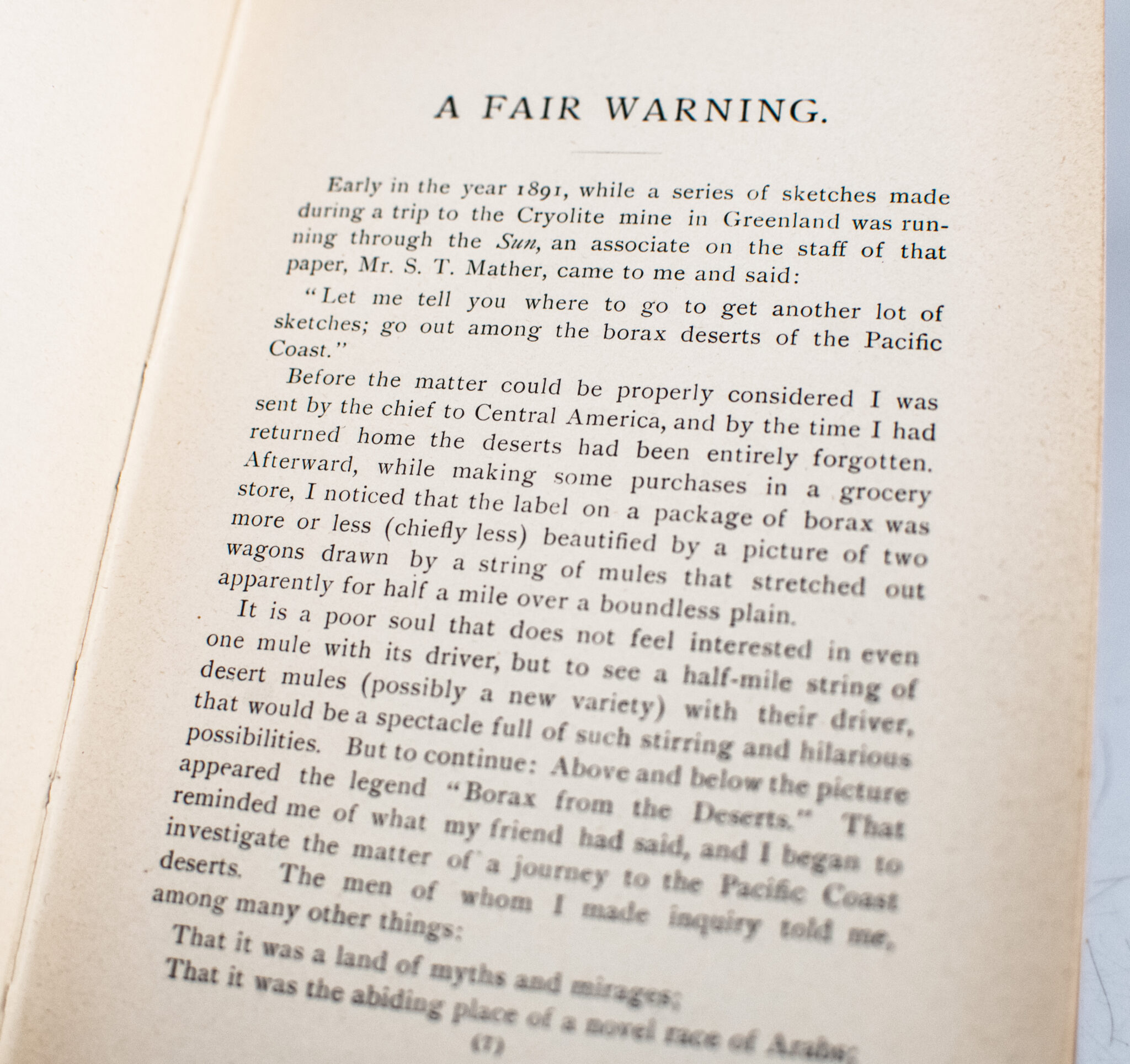 Illustrated Sketches of Death Valley and Other Borax Deserts of the Pacific Coast.