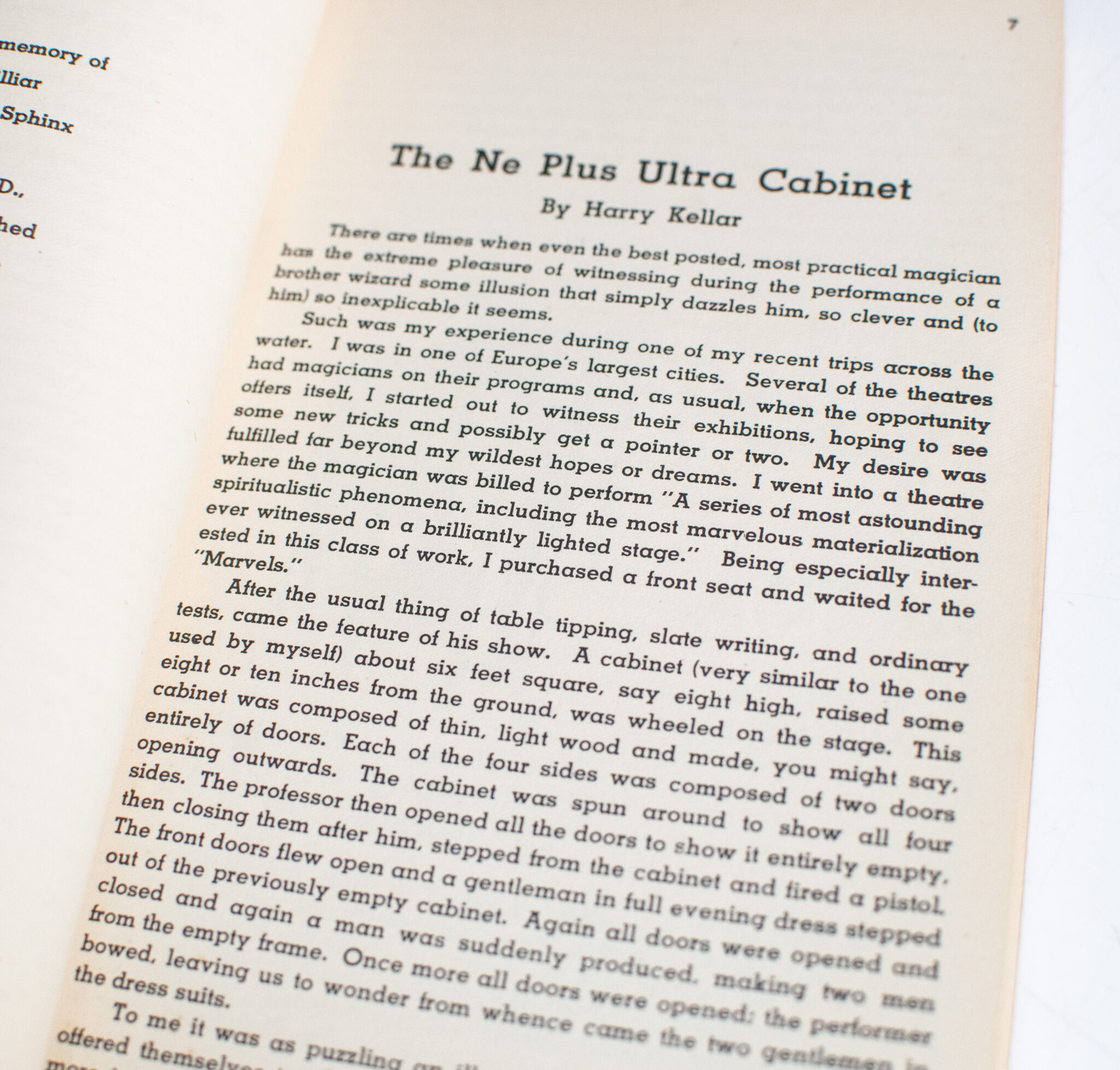 The Sphinx: Golden Jubilee Book of Magic. A Selection of Tricks From the Pages of the Magazine.