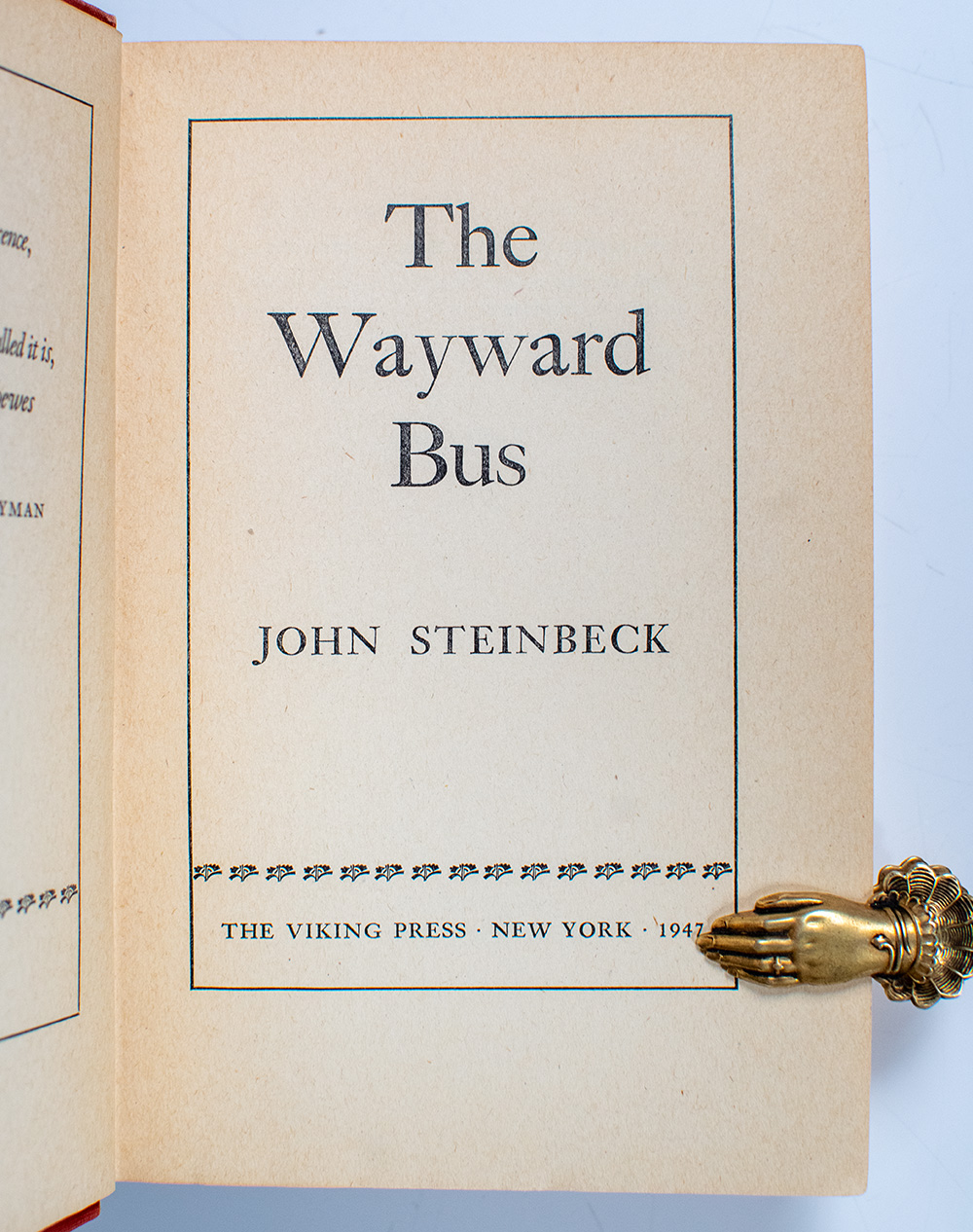 The Wayward Bus.