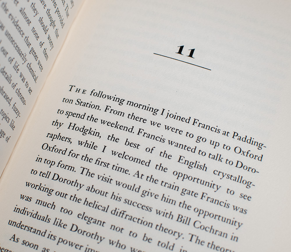 The Double Helix: A Personal Account of the Discovery of the Structure of DNA.