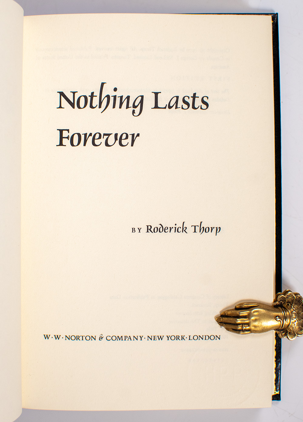 Nothing Last Forever.