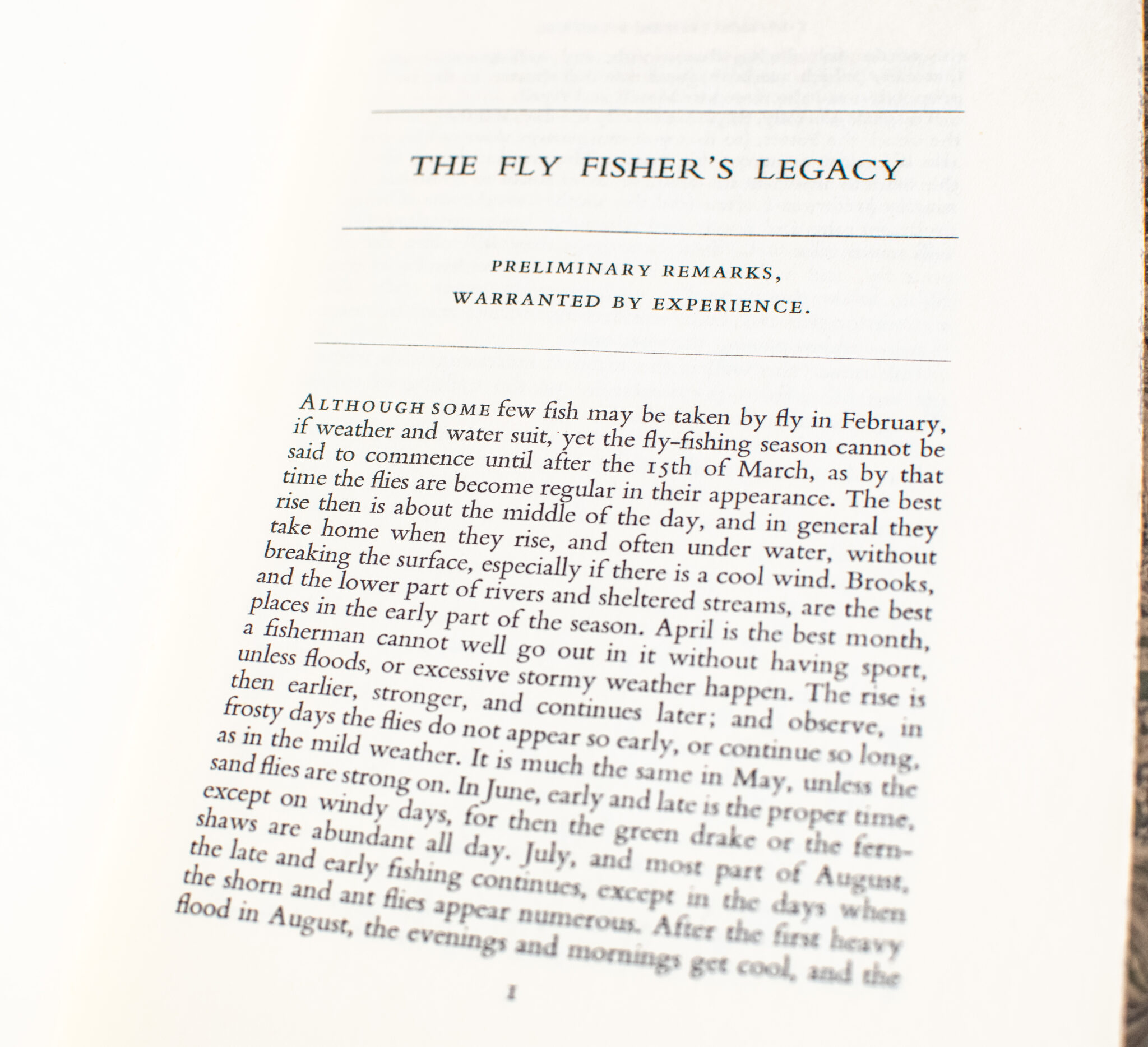 The Fly Fisher's Legacy.