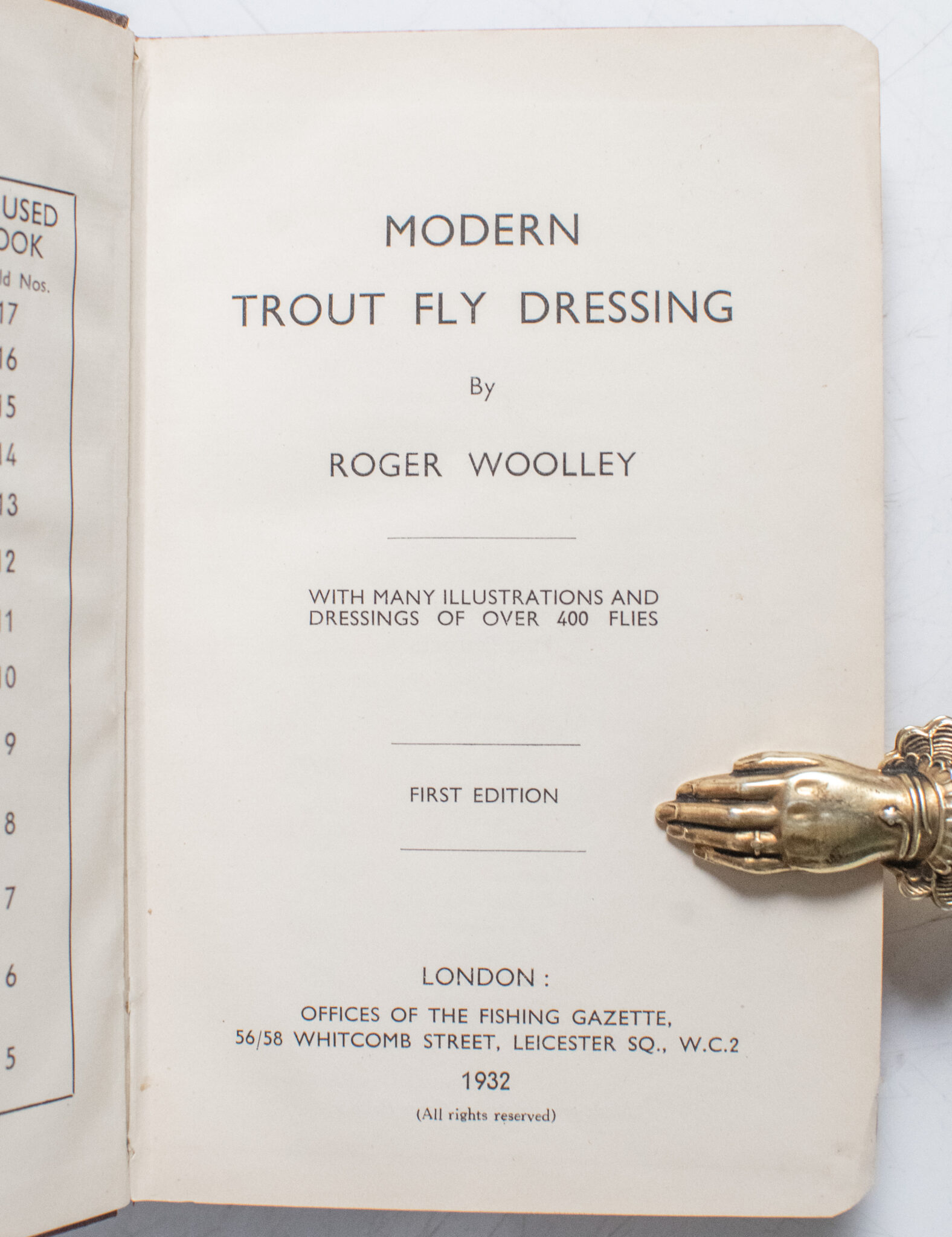 Modern Trout Fly Dressing.