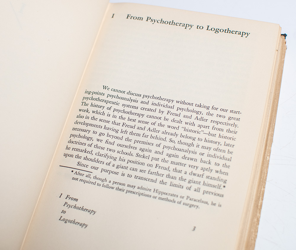The Doctor and the Soul: An Introduction to Logotherapy.