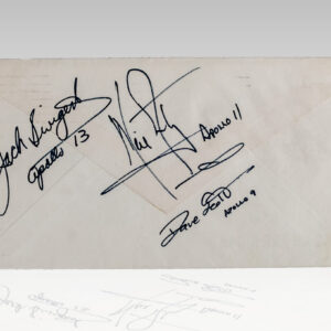Neil Armstrong, Jack Swigert, and Dave Scott Signed Apollo 14 Launch Day Cover.