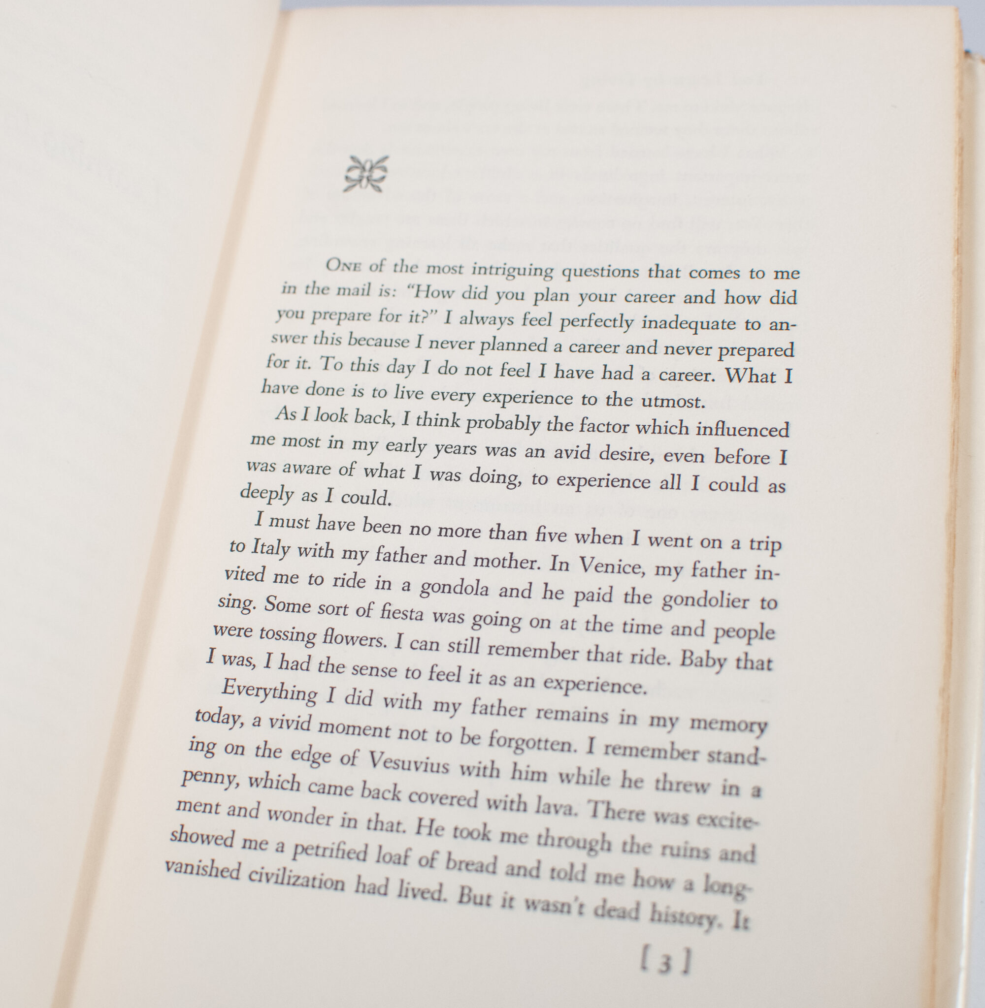 You Learn By Living.