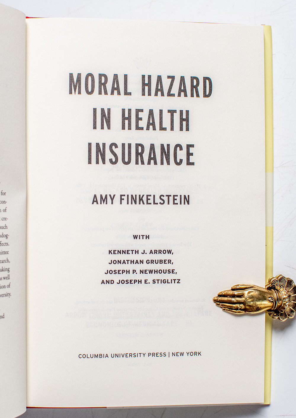 Moral Hazard in Health Insurance.