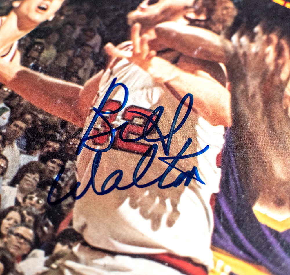 Bill Walton Signed Sports Illustrated.