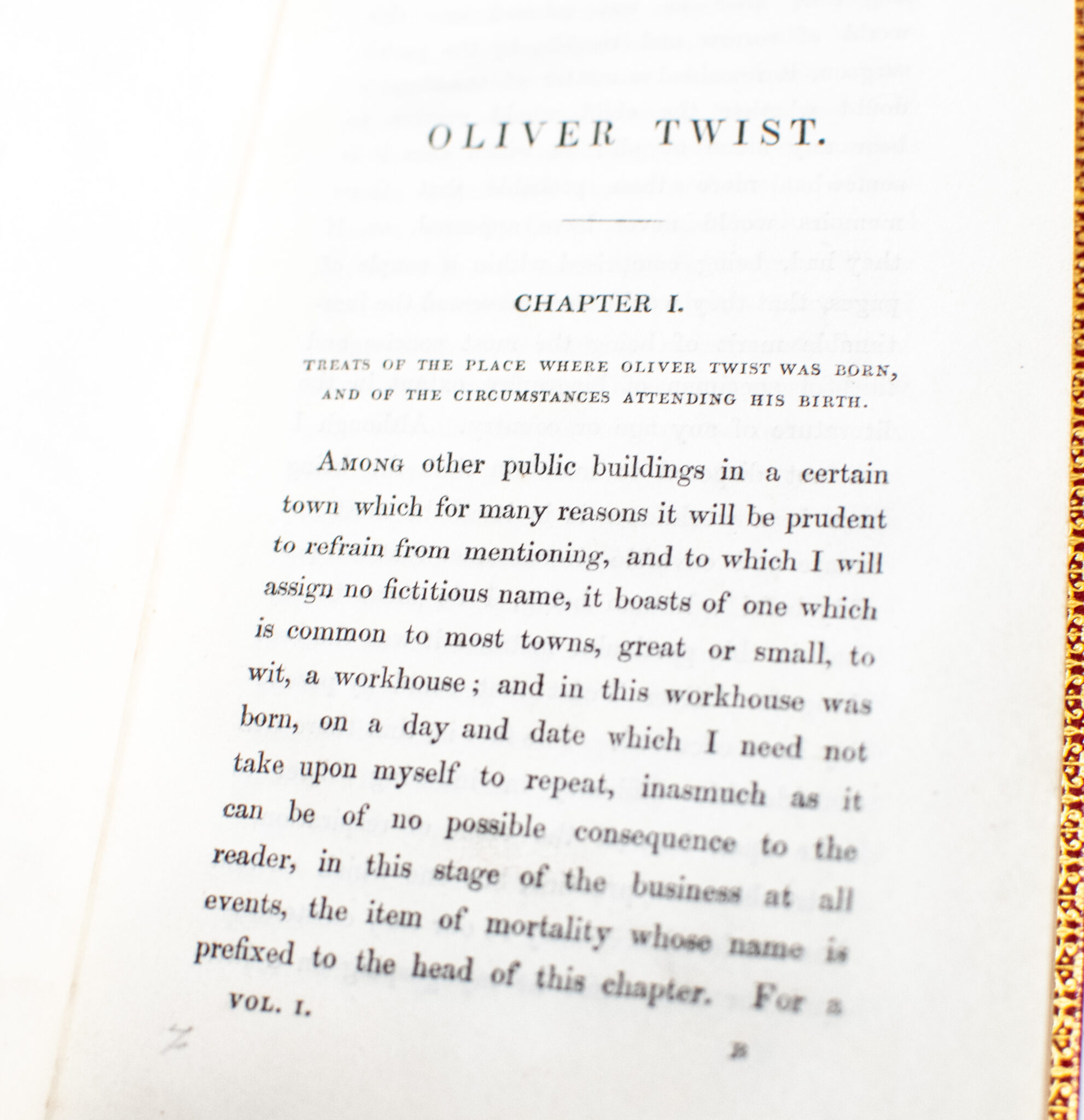 Oliver Twist; or, the Parish Boy's Progress.